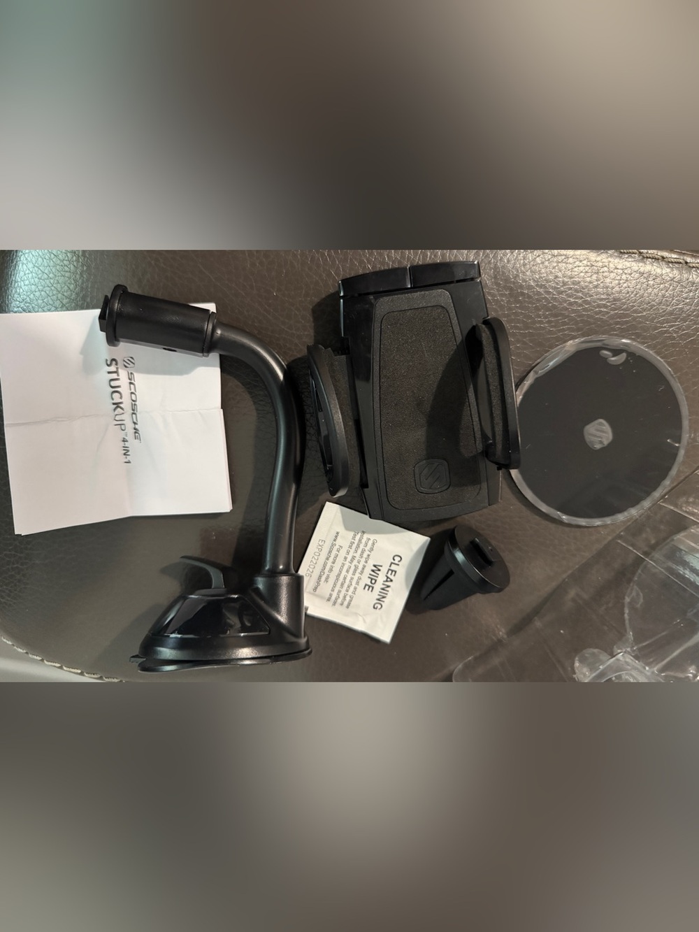 Brand New Scosche 4-in 1 Car Phone Mount Holder - Black